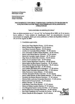 Departamento de Planeamento,