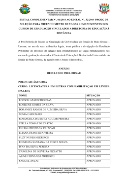 Edital complementar 001/2014 ao Edital 032/2014 PROEG