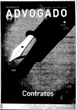 Cl&aacute;usula Compromiss&oacute;ria aspectos contratuais Arquivo