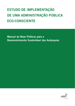 Implementa&ccedil;&atilde;o de Administra&ccedil;&atilde;o P&uacute;blica Eco
