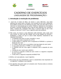 CADERNO DE EXERCÍCIOS