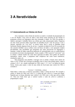 Automação Planilha e Loop