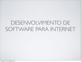 quarta-feira, 7 de novembro de 12