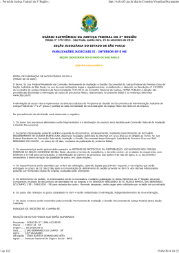 EDITAL nº 020 - DISPONIBILIZADO EM 25/09/2014