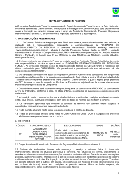 Abertura Edital