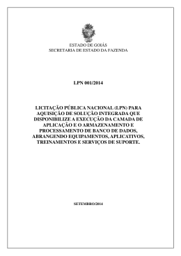 Edital - Sistema de Gerenciamento de Conte&uacute;do