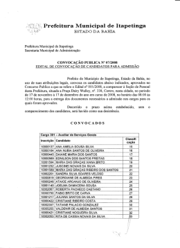 Prefeitura Nlunicipal de Itapetinga Esraoo na Baron