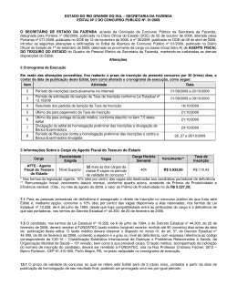 3 Informa&ccedil;&otilde;es Sobre o Cargo de Agente Fiscal do Tesouro do Estado