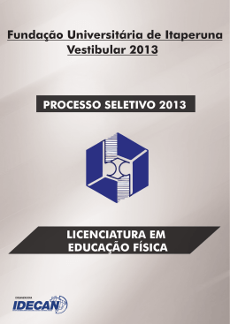 LICENCIATURA EM EDUCA&Ccedil;&Atilde;O F&Iacute;SICA 2013 - FUNITA