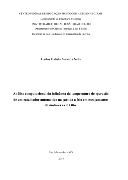 An&aacute;lise computacional da influ&ecirc;ncia da temperatura de opera&ccedil;&atilde;o