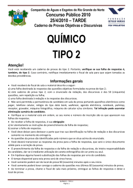 Qu&iacute;mico - tipo 2