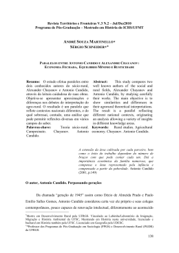138 Revista Territ&oacute;rios e Fronteiras V.3 N.2 &ndash; Jul/Dez2010