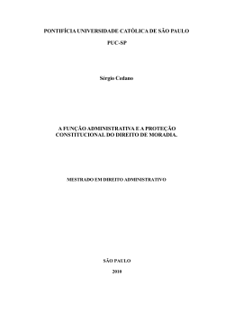 PONTIFCIA UNIVERSIDADE CATLICA