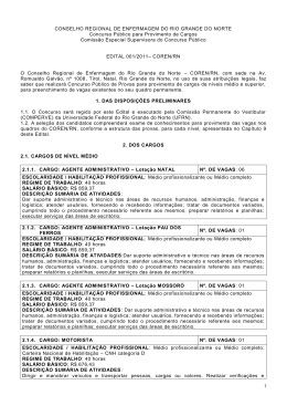 Edital - Coren-RN