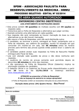 26 - ENFERMEIRO CENTRO OBST&Eacute;TRICO