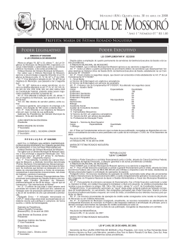 jomjornal - Prefeitura Municipal de Mossor&oacute;