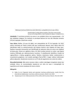 001_Adenocarcinoma primario da uretra feminina_a proposito de