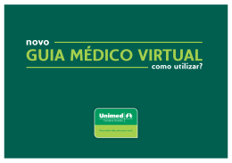 Manual Guia Médico Virtual Cliente - Unimed