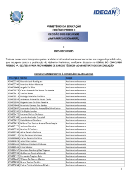 decis&atilde;o de recursos