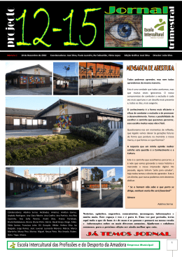 Jornal PROJETO 12-15 N.&ordm; 1