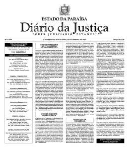 Diario da Justi a 29-05-2001 - Tribunal de Justi&ccedil;a da Para&iacute;ba