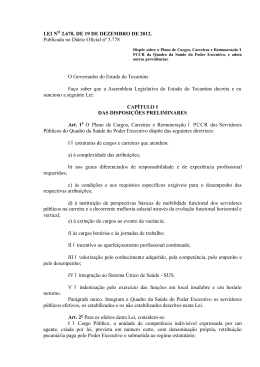 LEI N&ordm; 2.670, de 19 de dezembro de 2012.