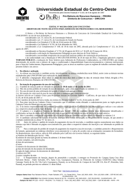 edital de abertura ps n&ordm;. 43/2014