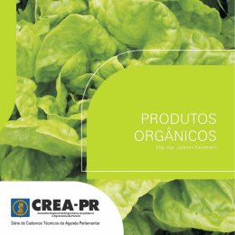 Produtos Org&acirc;nicos - Crea-PR