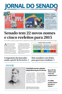 elegeu - Senado Federal