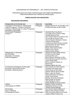 Inscri&ccedil;&otilde;es Homologadas_Sele&ccedil;&atilde;o 2015.1