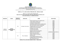 RESULTADO PARCIAL 03 - RIBEIR&Atilde;&fnof;O DAS NEVES