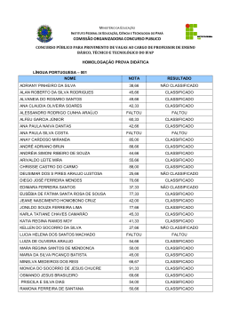 Resultado Prova Did&aacute;tica