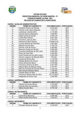 estado do piauí prefeitura municipal de padre marcos
