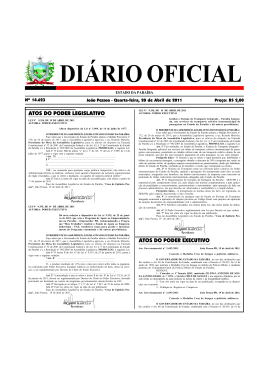 PORTARIA N&ordm; 149/GS/SEAD publicado no DOE - SSPC-PB