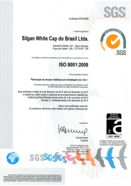 Silgan White Cap do Brasil Ltda.