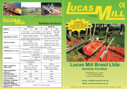 Lucas Mill Brasil Ltda. - Serraria portatil LucasMill