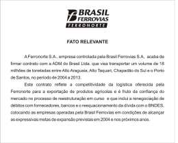 Fato Relevante