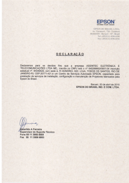 EPSON DO BRASIL LTDA.