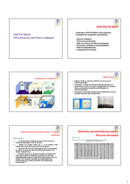 EIA/TIA 569-B infra-estrutura caminhos e espa&ccedil;os