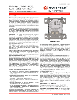 M&oacute;dulo FMM1 e 101 - cades sistemas de seguran&ccedil;a