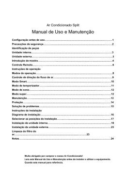 Instru&ccedil;&otilde;es de opera&ccedil;&atilde;o