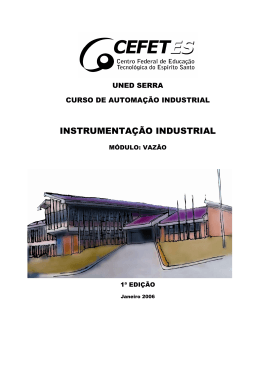 INSTRUMENTA&Ccedil;&Atilde;O INDUSTRIAL