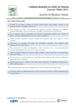 209 - Operador de M&aacute;quinas Pesadas(Divulga&ccedil;&atilde;o em