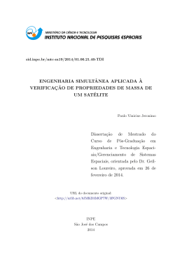 Engenharia simult&acirc;nea aplicada &agrave; verifica&ccedil;&atilde;o de - mtc