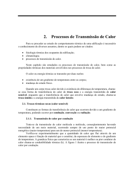 2. Processos de Transmiss&atilde;o de Calor - IF