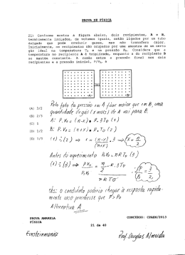 Prova de F&iacute;sica Resolvida Escola Naval 2013