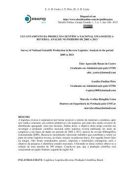 Artigo 7 Levantamento da Producao Cientifica