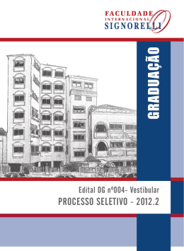 Edital do vestibular