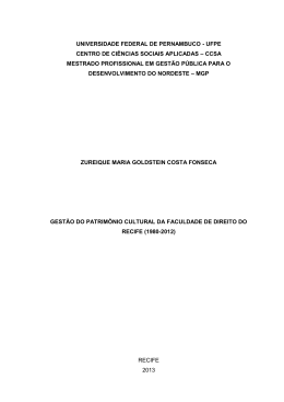 UNIVERSIDADE FEDERAL DE PERNAMBUCO