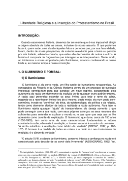 Liberdade Religiosa e a Inser&ccedil;&atilde;o do Protestantismo no
